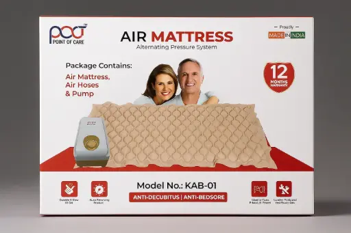POCT Air Mattress for Bed Sores | Medical Anti-Decubitus Air Bed for Patient Care – Pain Relief, Pressure Ulcer Prevention & Comfort Therapy