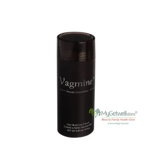 VAGMINE Hair Fiber Dark Brown Powder for Men & Women | Instant Hair Thickening & Concealer for Thinning Hair