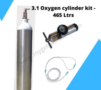 Portable Oxygen Kit – Oxylife 3.1 (465 Ltrs Medical Oxygen Cylinder)
