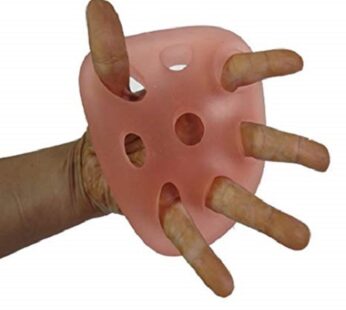 Gel Finger Grip Exerciser Round Soft Red