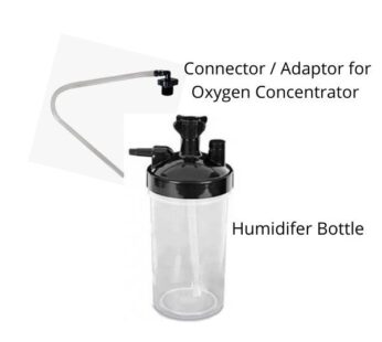 Humidifier Bottle with Connector for Oxygen Concentrator