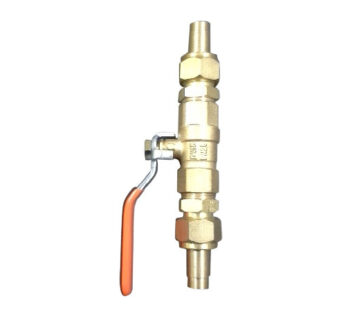 Isolation Valve with Nut & Nipple Adopter -15mm