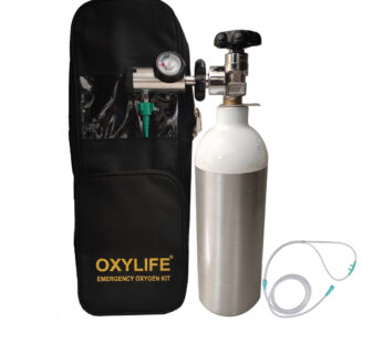 Portable oxygen kit – Oxylife 2.2 Kit (270 Liters Cylinder)