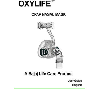 Oxylife CPAP/BIPAP Nasal Mask Large Size with Headgear