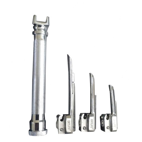 Oxylife Laryngoscope Paediatric (Set of 3) with Pouch