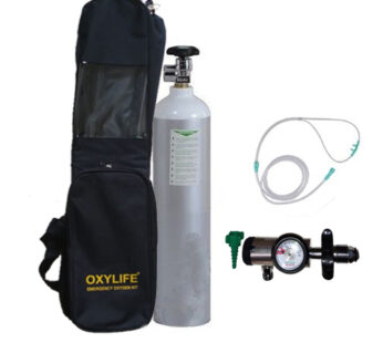 Portable Oxygen Kit – Oxylife 4.5 Kit (675 Liters Medical Oxygen Cylinder Kit)