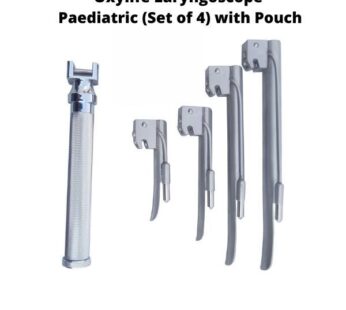 Oxylife Laryngoscope  Paediatric (Set of 4) with Pouch