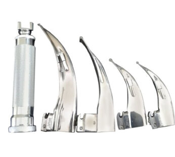 Oxylife Laryngoscope Set Adult (Set of 4) with Pouch