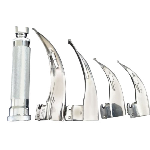 Oxylife Laryngoscope Set Adult (Set of 4) with Pouch