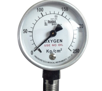 Pressure Gauge Oxygen, 50 mm Dia (0-250 Kg/Cm2)