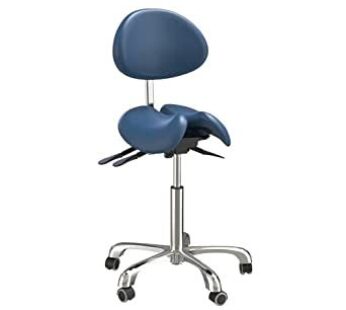 Saddle Stool with Back Rest Support