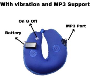 Vibration Neck Pillow with earphone