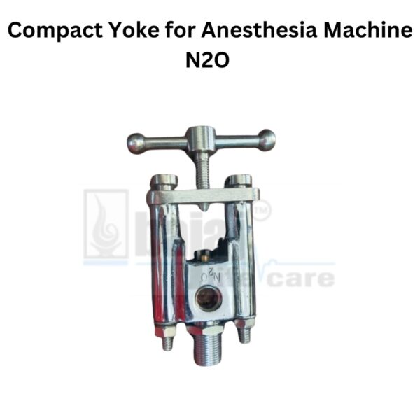 Compact Yoke for Anesthesia Machine Oxygen / Nitrous oxide