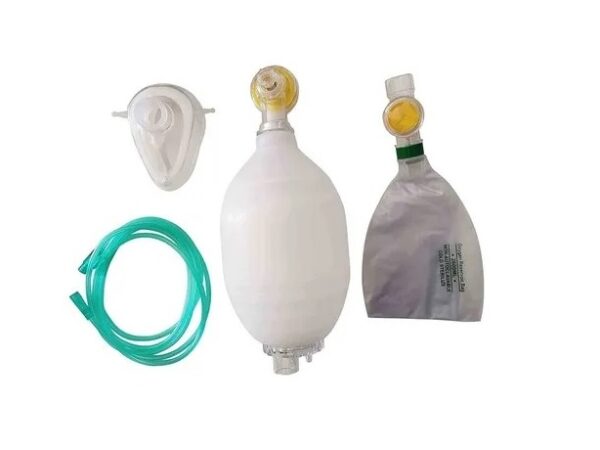 Silicon Resuscitator - Large Child Ambu Bag - 1000ml