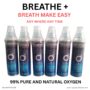 Portable Oxygen Can – Breathe+ (12L)