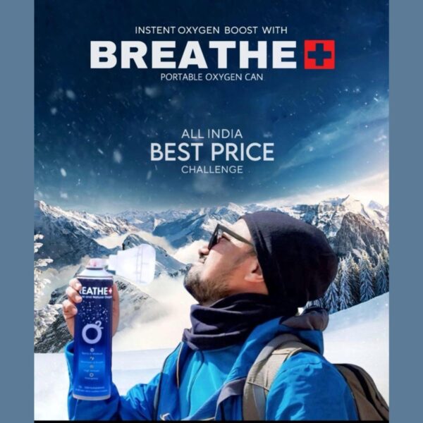Portable Oxygen Can - Breathe+ (12L) - Image 3